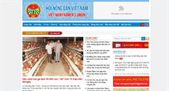 Desktop Screenshot of hoinongdan.org.vn